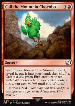 Call the Mountain Chocobo⁣ - Magic: The Gathering - FINAL FANTASY⁣ (Common)⁣ [131]