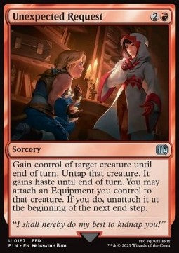 Unexpected Request⁣ - Magic: The Gathering - FINAL FANTASY⁣ (Uncommon)⁣ [167]