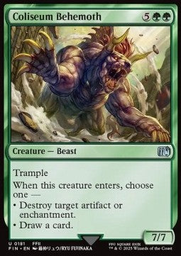 Coliseum Behemoth⁣ - Magic: The Gathering - FINAL FANTASY⁣ (Uncommon)⁣ [181]