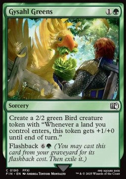 Gysahl Greens⁣ - Magic: The Gathering - FINAL FANTASY⁣ (Common)⁣ [190]
