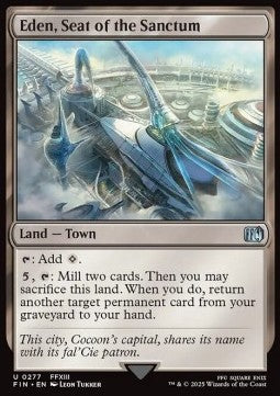 Eden, Seat of the Sanctum⁣ - Magic: The Gathering - FINAL FANTASY⁣ (Uncommon)⁣ [277]