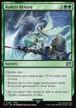 Rydia's Return⁣ - Magic: The Gathering - FINAL FANTASY⁣ (Uncommon)⁣ [198]