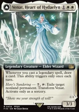 Venat, Heart of Hydaelyn // Hydaelyn, the Mothercrystal (V.2)⁣ - Magic: The Gathering - FINAL FANTASY: Extras⁣ (Rare)⁣ [434]