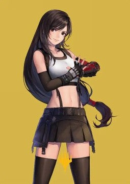 Art Series: Tifa, Martial Artist (V.2) - Magic: The Gathering - FINAL FANTASY: Extras (Tip Card) [XFIN-A52]