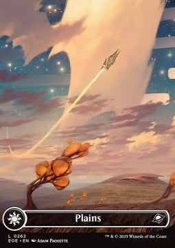 Plains⁣ - Edge of Eternities⁣ (Land)⁣ [262]