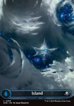 Island⁣ - Edge of Eternities⁣ (Land)⁣ [263]