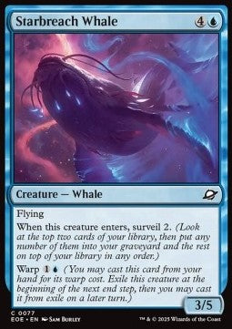 Starbreach Whale⁣ - Edge of Eternities⁣ (Common)⁣ [77]