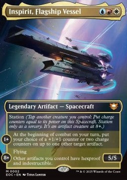 Inspirit, Flagship Vessel⁣ - Commander: Edge of Eternities⁣ (Mythic)⁣ [2]
