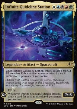 Infinite Guideline Station⁣ - Edge of Eternities⁣ (Rare)⁣ [219]