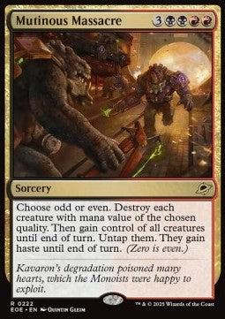 Mutinous Massacre⁣ - Edge of Eternities⁣ (Rare)⁣ [222]