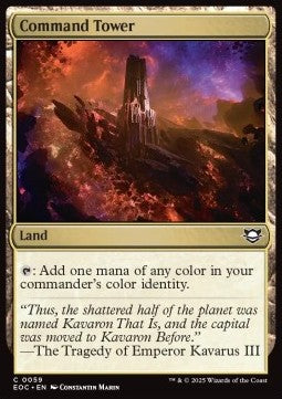 Command Tower⁣ - Commander: Edge of Eternities⁣ (Common)⁣ [59]