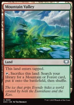 Mountain Valley⁣ - Commander: Edge of Eternities⁣ (Uncommon)⁣ [61]