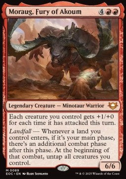 Moraug, Fury of Akoum⁣ - Commander: Edge of Eternities⁣ (Mythic)⁣ [89]