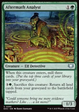 Aftermath Analyst⁣ - Commander: Edge of Eternities⁣ (Uncommon)⁣ [91]