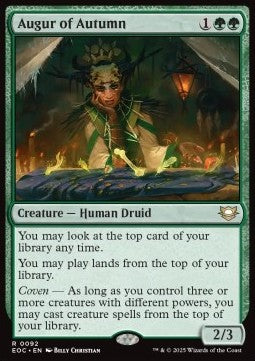 Augur of Autumn⁣ - Commander: Edge of Eternities⁣ (Rare)⁣ [92]
