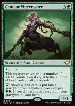 Centaur Vinecrasher⁣ - Commander: Edge of Eternities⁣ (Rare)⁣ [94]