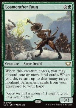 Loamcrafter Faun⁣ - Commander: Edge of Eternities⁣ (Rare)⁣ [99]