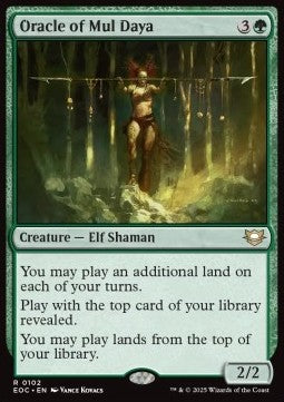 Oracle of Mul Daya⁣ - Commander: Edge of Eternities⁣ (Rare)⁣ [102]