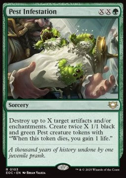 Pest Infestation⁣ - Commander: Edge of Eternities⁣ (Rare)⁣ [103]