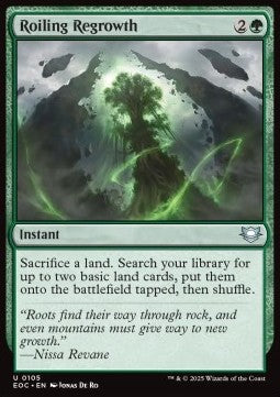 Roiling Regrowth⁣ - Commander: Edge of Eternities⁣ (Uncommon)⁣ [105]