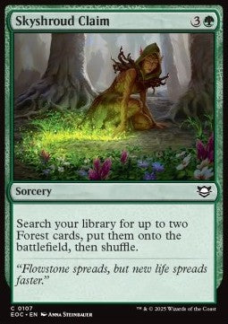 Skyshroud Claim⁣ - Commander: Edge of Eternities⁣ (Common)⁣ [107]