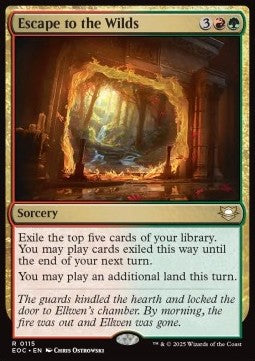 Escape to the Wilds⁣ - Commander: Edge of Eternities⁣ (Rare)⁣ [115]
