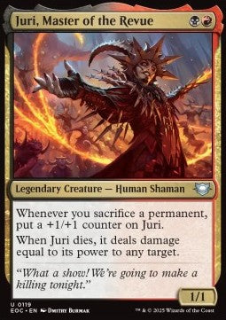 Juri, Master of the Revue⁣ - Commander: Edge of Eternities⁣ (Uncommon)⁣ [119]