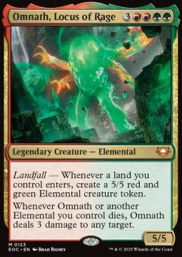 Omnath, Locus of Rage⁣ - Commander: Edge of Eternities⁣ (Mythic)⁣ [123]