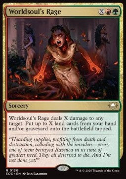 Worldsoul's Rage⁣ - Commander: Edge of Eternities⁣ (Rare)⁣ [130]