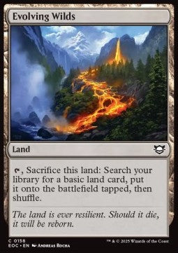 Evolving Wilds⁣ - Commander: Edge of Eternities⁣ (Common)⁣ [158]