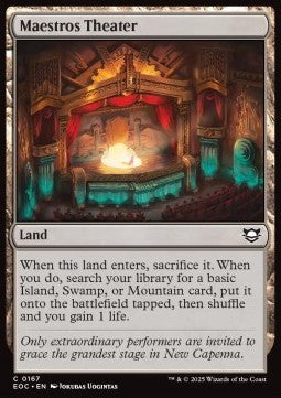Maestros Theater⁣ - Commander: Edge of Eternities⁣ (Common)⁣ [167]