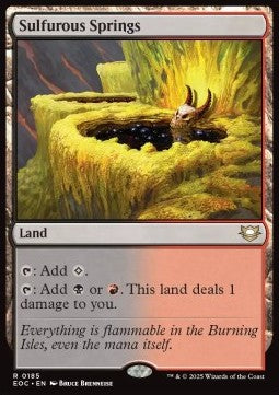 Sulfurous Springs⁣ - Commander: Edge of Eternities⁣ (Rare)⁣ [185]