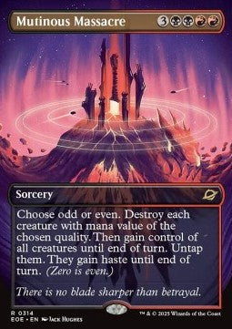 Mutinous Massacre (V.1)⁣ - Edge of Eternities: Extras⁣ (Rare)⁣ [314]