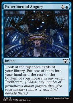 Experimental Augury⁣ - Commander: Edge of Eternities⁣ (Common)⁣ [73]