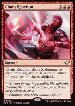 Chain Reaction⁣ - Commander: Edge of Eternities⁣ (Rare)⁣ [87]