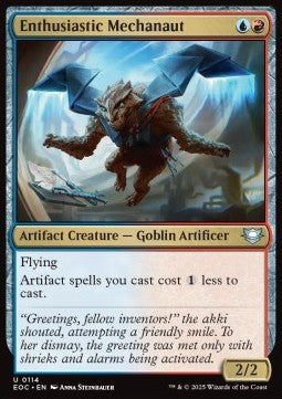 Enthusiastic Mechanaut⁣ - Commander: Edge of Eternities⁣ (Uncommon)⁣ [114]