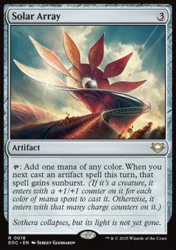 Solar Array⁣ - Commander: Edge of Eternities⁣ (Rare)⁣ [18]