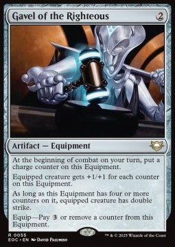Gavel of the Righteous⁣ - Commander: Edge of Eternities⁣ (Rare)⁣ [55]