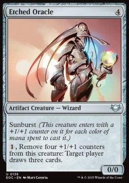 Etched Oracle⁣ - Commander: Edge of Eternities⁣ (Uncommon)⁣ [136]