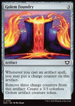 Golem Foundry⁣ - Commander: Edge of Eternities⁣ (Common)⁣ [138]