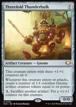 Threefold Thunderhulk⁣ - Commander: Edge of Eternities⁣ (Rare)⁣ [145]