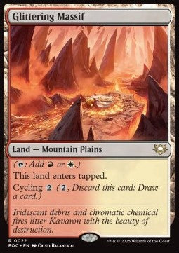 Glittering Massif⁣ - Commander: Edge of Eternities⁣ (Rare)⁣ [22]