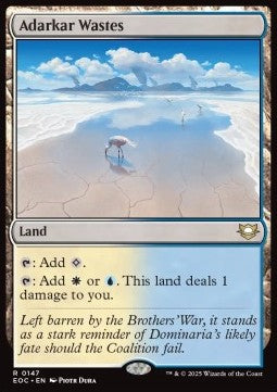 Adarkar Wastes⁣ - Commander: Edge of Eternities⁣ (Rare)⁣ [147]