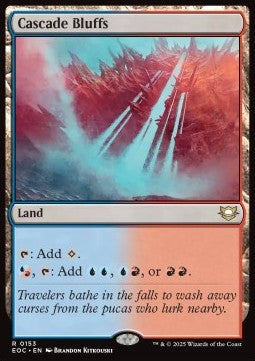 Cascade Bluffs⁣ - Commander: Edge of Eternities⁣ (Rare)⁣ [153]
