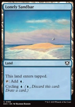 Lonely Sandbar⁣ - Commander: Edge of Eternities⁣ (Common)⁣ [166]