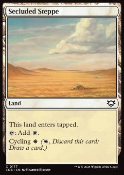 Secluded Steppe⁣ - Commander: Edge of Eternities⁣ (Common)⁣ [177]