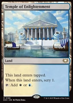 Temple of Enlightenment⁣ - Commander: Edge of Eternities⁣ (Rare)⁣ [186]
