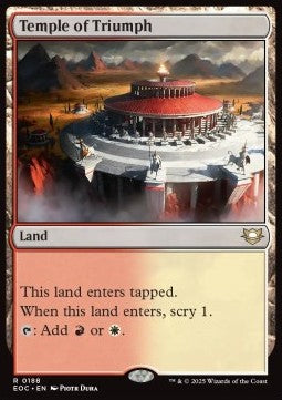 Temple of Triumph⁣ - Commander: Edge of Eternities⁣ (Rare)⁣ [188]