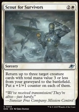 Scout for Survivors⁣ - Edge of Eternities⁣ (Uncommon)⁣ [33]