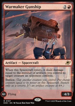 Warmaker Gunship⁣ - Edge of Eternities⁣ (Rare)⁣ [167]
